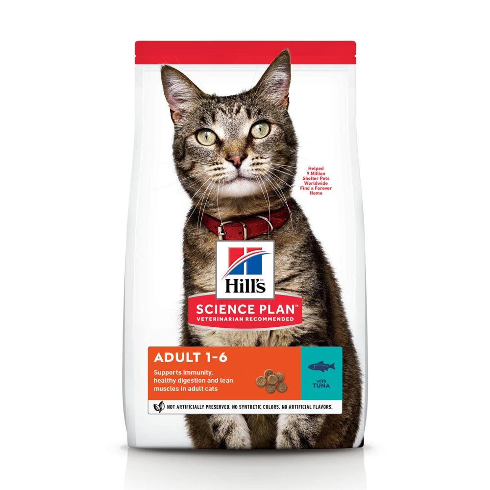 Hill's 6x Hillu0027s Science Plan Kattenvoer Adult Tonijn 1 Hill's 6x Hillu0027s Science Plan Kattenvoer Adult Tonijn