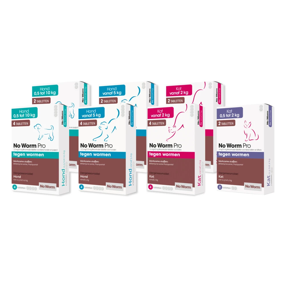 No Worm Pro Ontworming Tabletten Kat Vanaf 2 Kg 2 No Worm Pro Ontworming Tabletten Kat Vanaf 2 Kg - Afbeelding 2