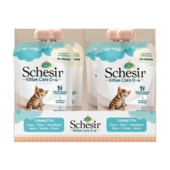 20x Schesir Kattenvoer Kitten 0-7 Tonijn In Cream -KattenPlezier Winkel 1050511 2