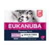 4x Eukanuba Zalm Pate Graanvrij Kitten Multi-Pack