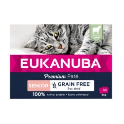Eukanuba Zalm Pate Graanvrij Senior Kat Multi-Pack