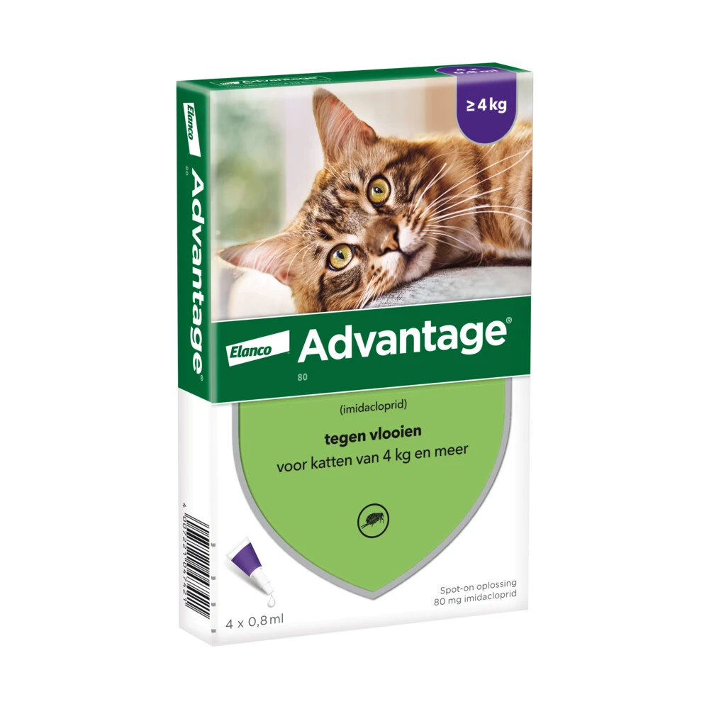 Advantage Anti Vlooiendruppels Kat Vanaf 4 Kg 1 Advantage Anti Vlooiendruppels Kat Vanaf 4 Kg