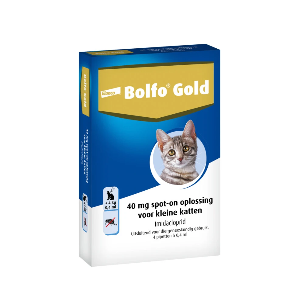Bolfo Gold Anti Vlooiendruppels Kat Vanaf 1 Kg 1 Bolfo Gold Anti Vlooiendruppels Kat Vanaf 1 Kg