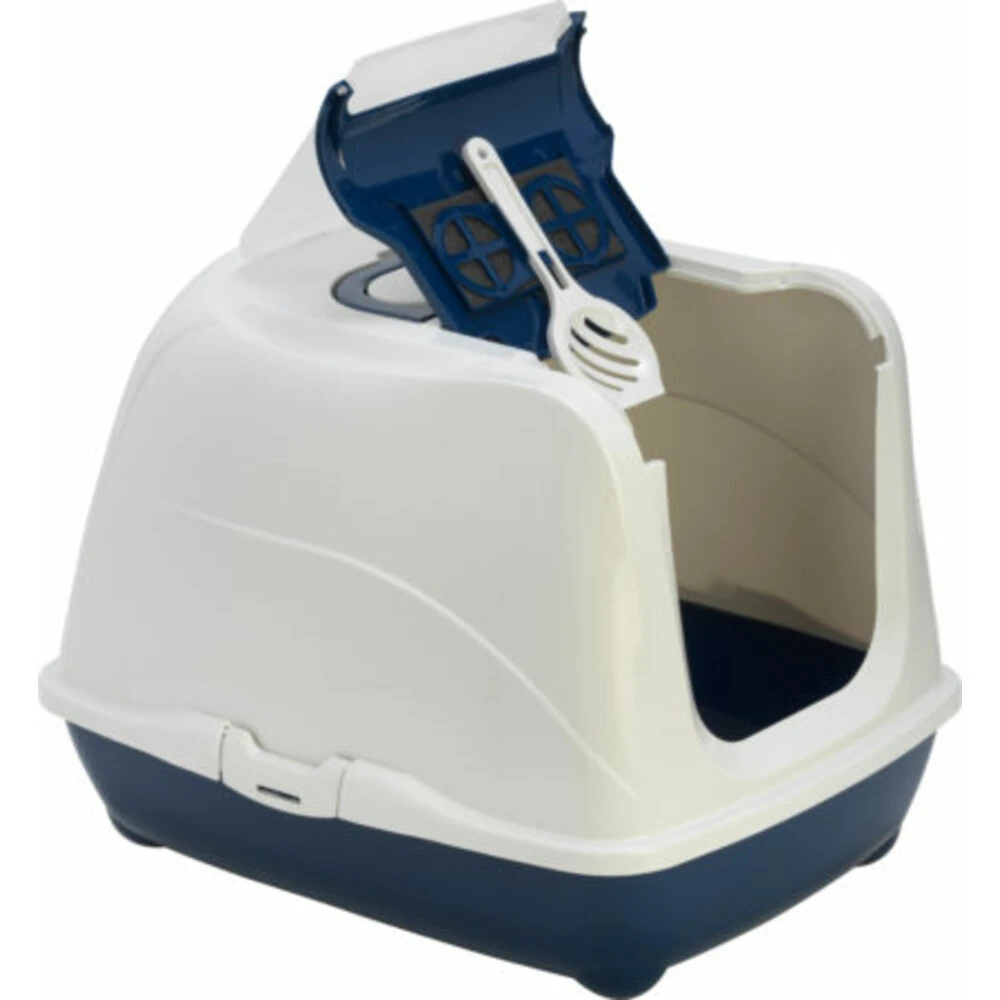 Moderna Kattenbak Flip Cat Jumbo Donkerblauw 3 Moderna Kattenbak Flip Cat Jumbo Donkerblauw - Afbeelding 3