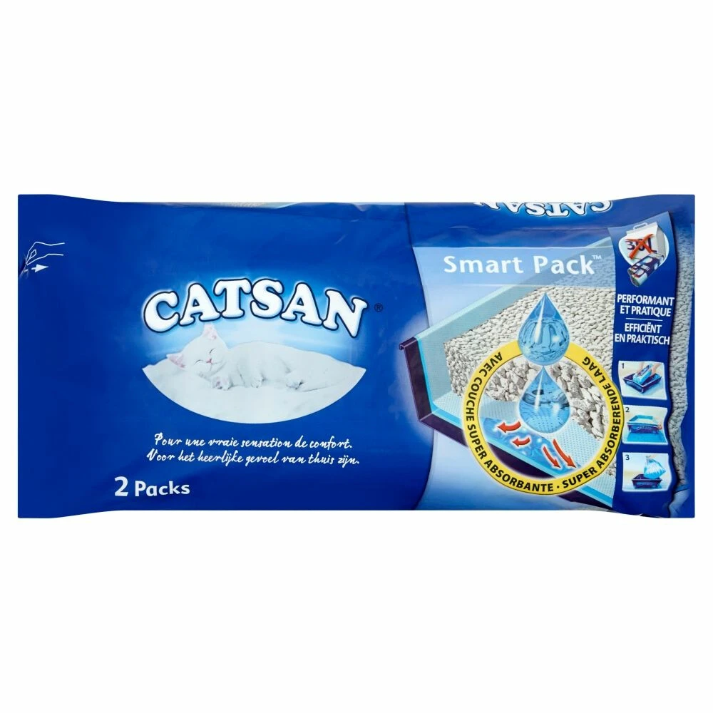 Catsan Hygiene Plus Kattenbakvulling Smartpack 2 Catsan Hygiene Plus Kattenbakvulling Smartpack - Afbeelding 2