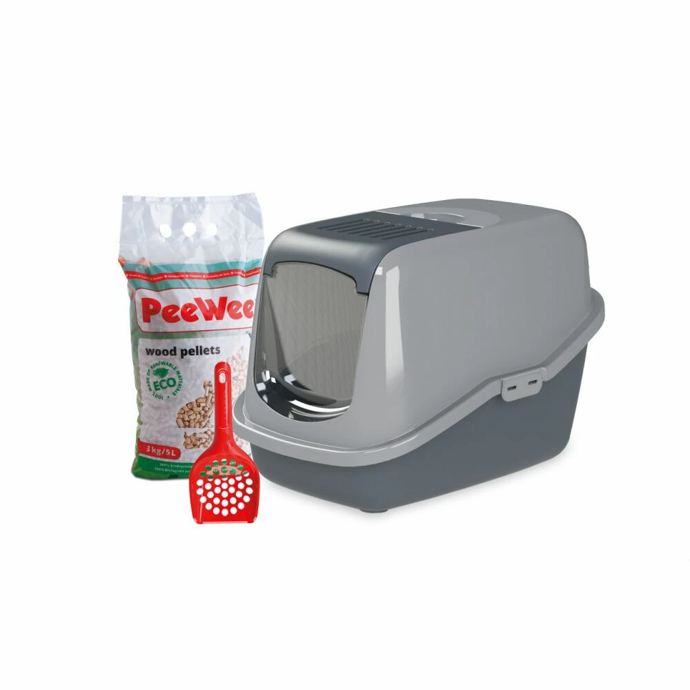 PeeWee Startpakket EcoHus Antraciet - Grijs 1 PeeWee Startpakket EcoHus Antraciet - Grijs