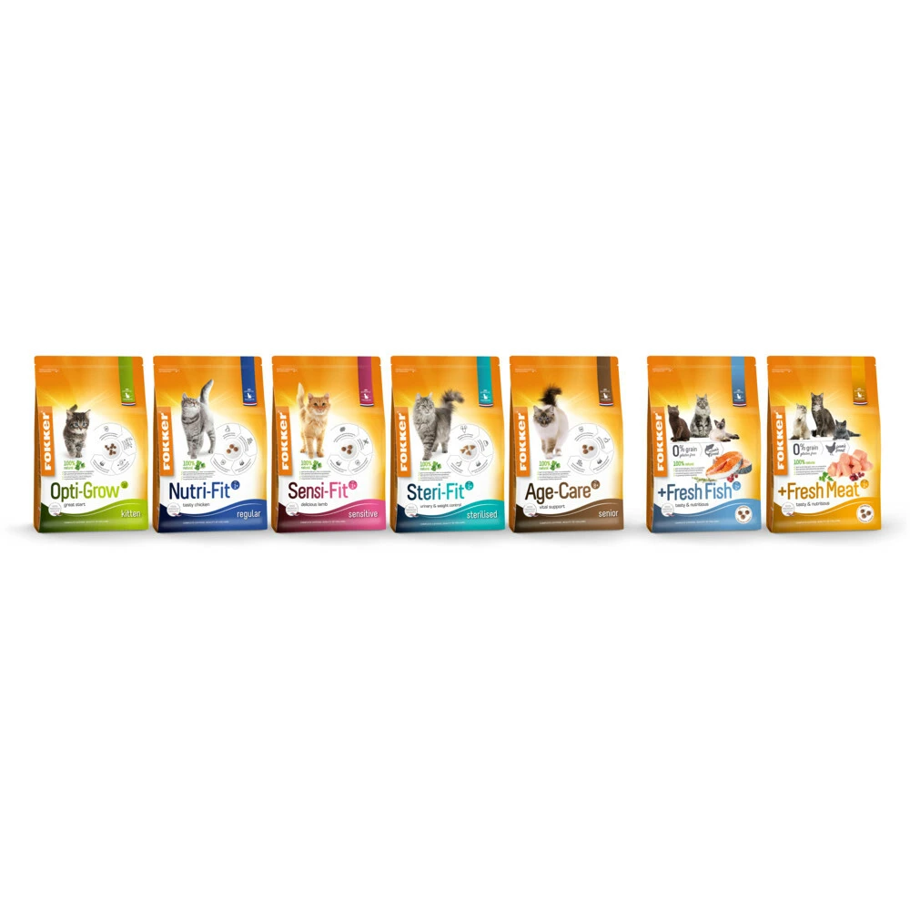 Fokker Nutri Fit Kattenvoer Kip 4 Fokker Nutri Fit Kattenvoer Kip - Afbeelding 4